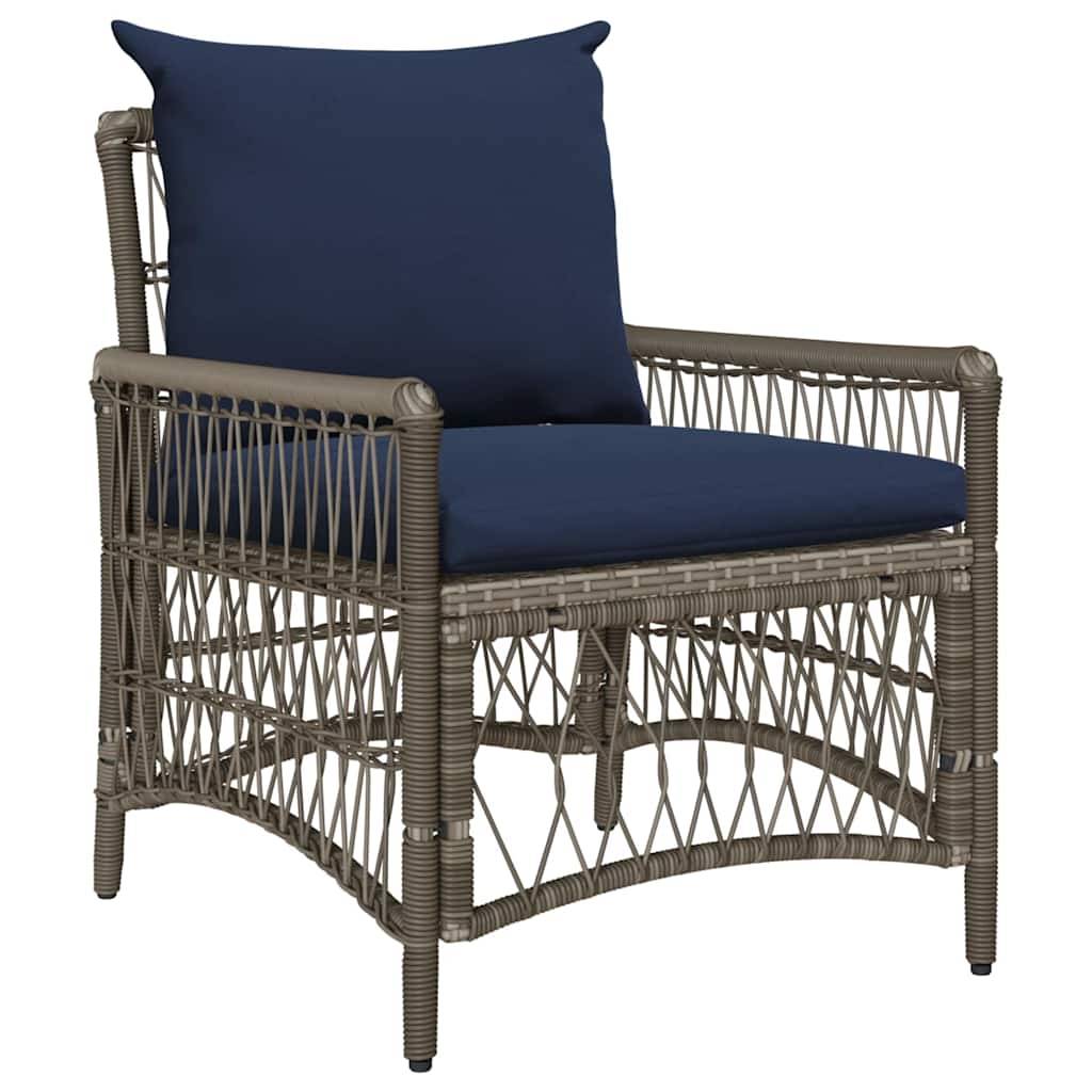 Maison Chic - Chaise De Jardin - Fauteuil De Jardin Gris 60 x 70 x 78cm polyrotin - Image 1