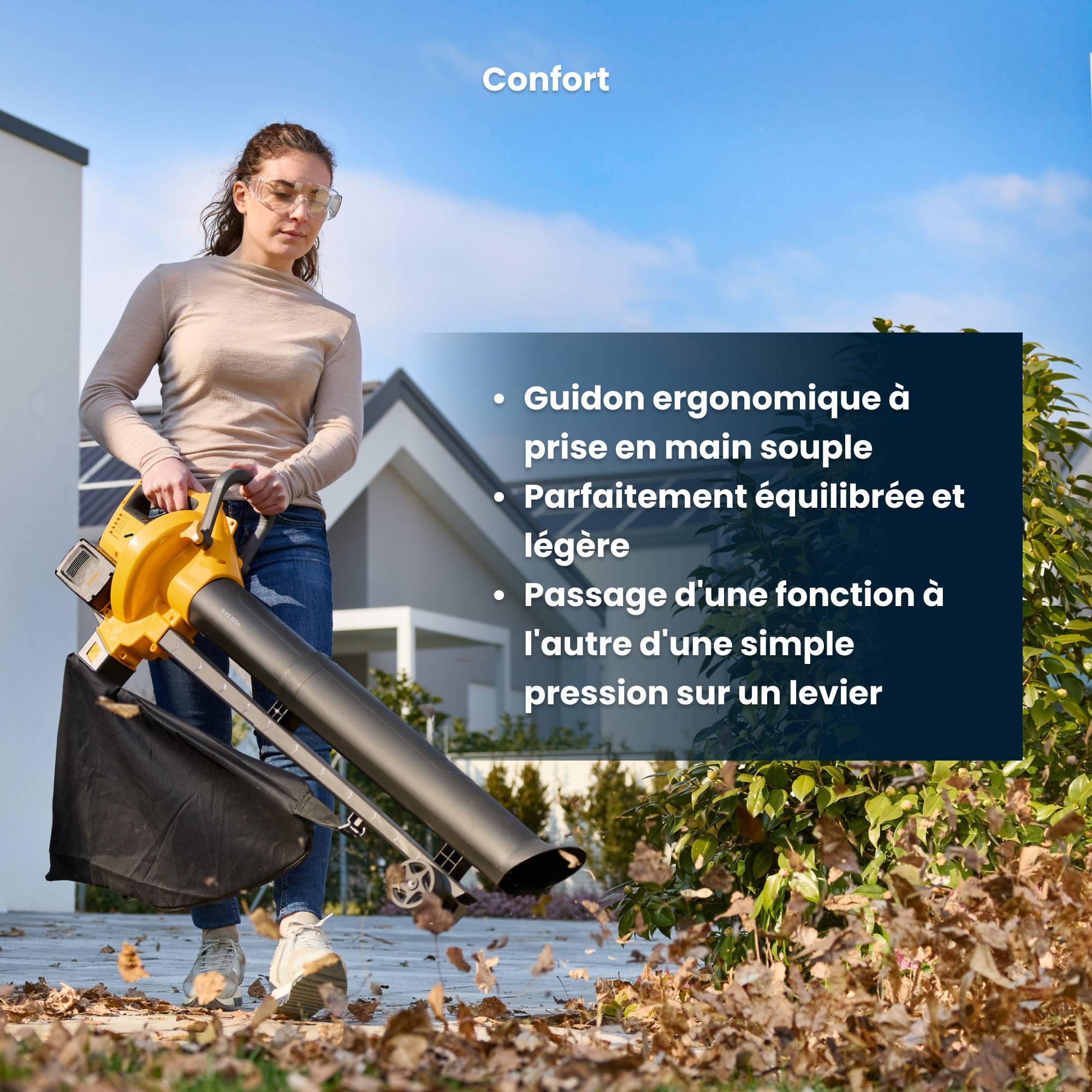 Stiga - Kit 3en1 SVS 100e, aspirateur et souffleur avec broyeur, 2x 20V (4Ah) batterie - STIGA - Image 5