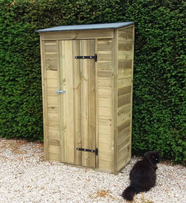 Armoire de jardin murale en bois 0.51 m² - Imagen 8
