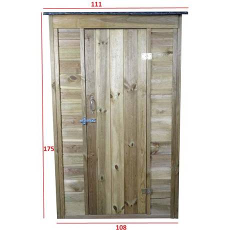 Armoire de jardin murale en bois 0.51 m² - Imagen 4
