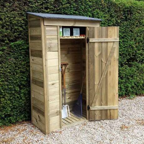 Armoire de jardin murale en bois 0.51 m² - Imagen 2