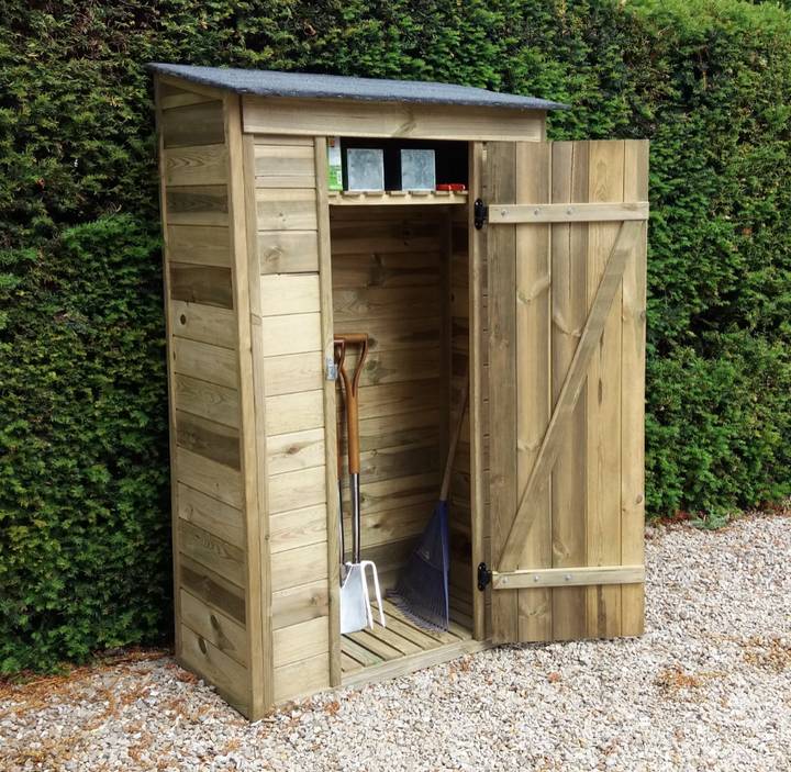 Armoire de jardin murale en bois 0.51 m² - Imagen 6