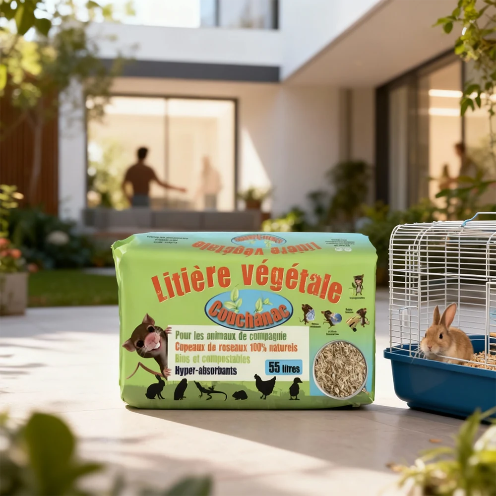 Autre - Litière Végétale pour Lapins et Petits Animaux - Couchanac® (Sac de 20L) - Image 3