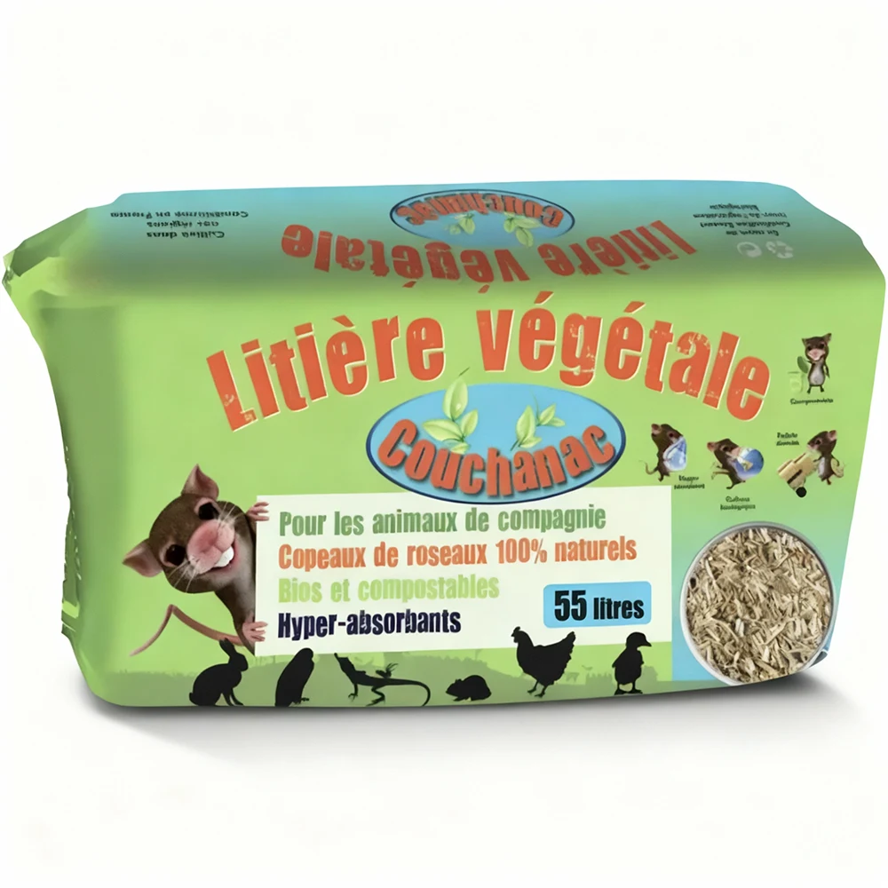 Autre - Litière Végétale pour Lapins et Petits Animaux - Couchanac® (Sac de 20L) - Image 1