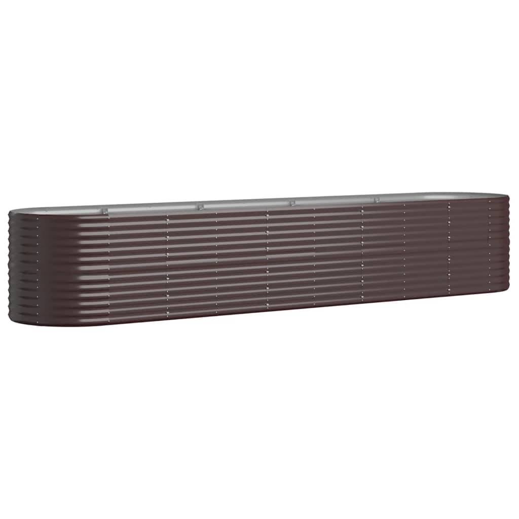 Vidaxl - Lit surélevé de jardin Acier galvanisé marron vidaXL 318965 - Imagen 2