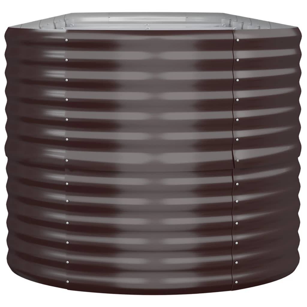 Vidaxl - Lit surélevé de jardin Acier galvanisé marron vidaXL 318965 - Imagen 5