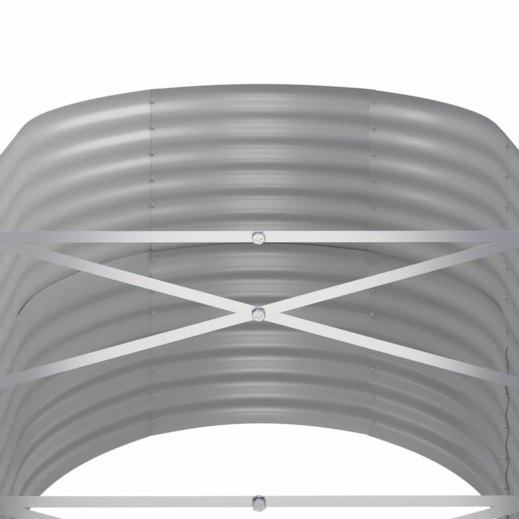 Vidaxl - Lit surélevé de jardin Acier galvanisé marron vidaXL 318965 - Imagen 4