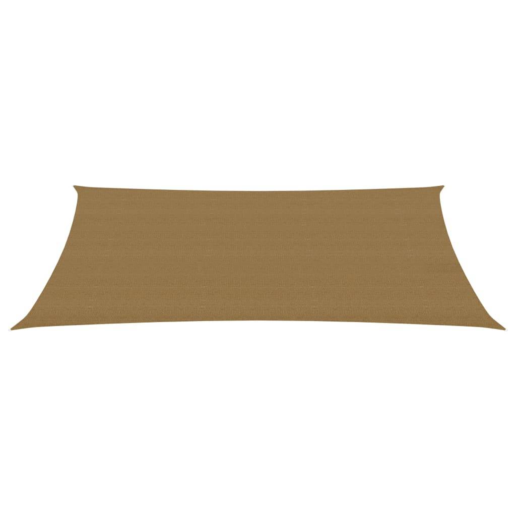 Helloshop26 - Voile d'ombrage 160 g/m² taupe 3 x 5 m PEHD - Imagen 1