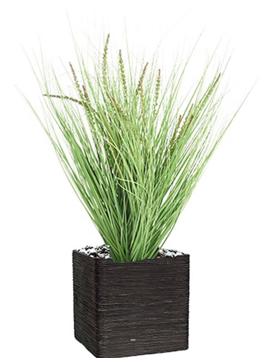 Artificielles - Herbe artificielle en piquet H70 cm verte - Imagen 2