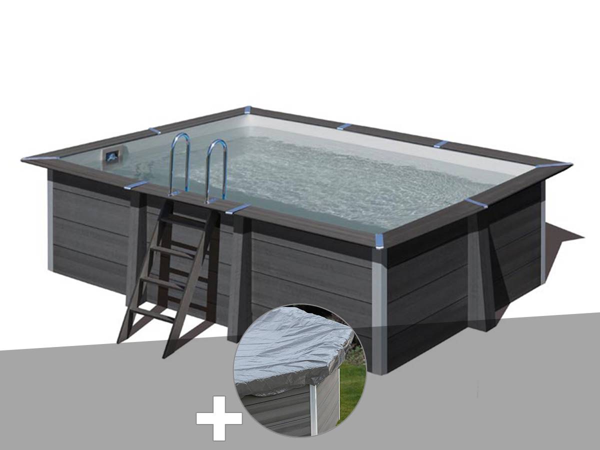 Gré - Kit piscine composite Gré Avant-Garde rectangulaire 4,66 x 3,26 x 1,24 m + Bâche de protection - Imagen 1
