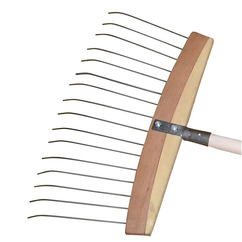 Outils Perrin - Balai à feuilles et gazon "bois/acier" sans manche Outils Perrin