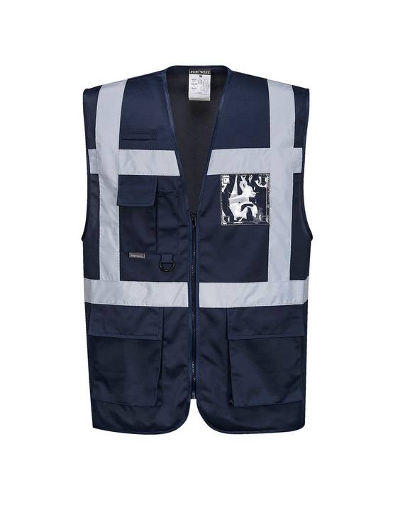Iona Gilet Executive Couleur : Marine Taille Xxl - Portwest