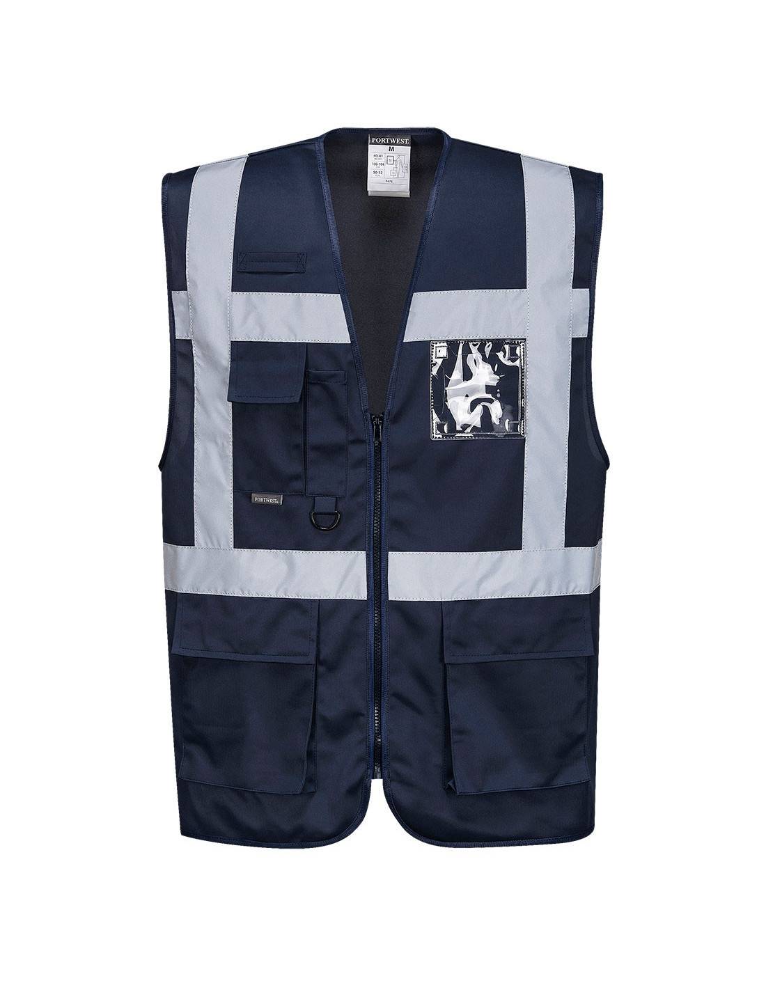 Iona Gilet Executive Couleur : Marine Taille Xxl - Portwest