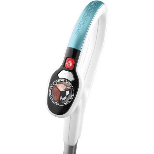 Balai - Nettoyeur Vapeur BLACK & DECKER FSM1630-QS -  Tete delta - 1600 W - 4 accessoires - Blanc / Bleu - Image 3