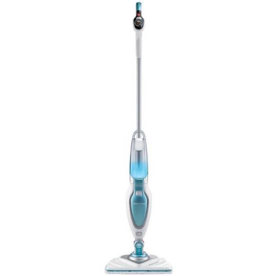 Balai - Nettoyeur Vapeur BLACK & DECKER FSM1630-QS - Tete delta - 1600 W - 4 accessoires - Blanc / Bleu - Image 1