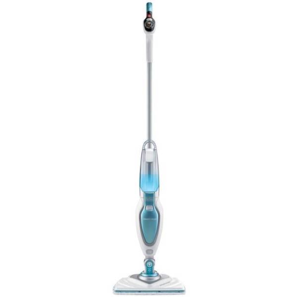 Balai - Nettoyeur Vapeur BLACK & DECKER FSM1630-QS -  Tete delta - 1600 W - 4 accessoires - Blanc / Bleu - Image 1