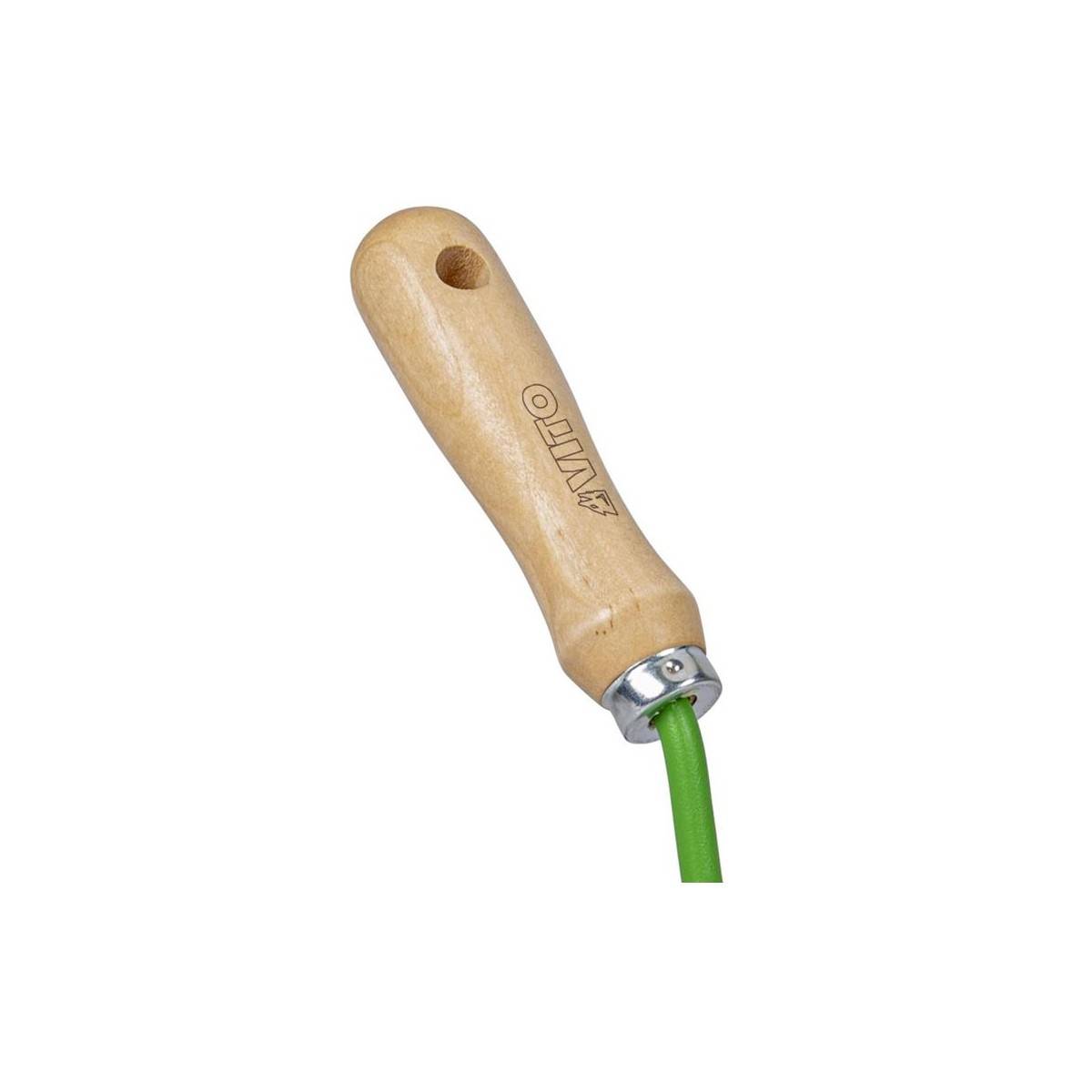 Rateau de jardin 3 dents Outil de jardin Acier et manche bois de hêtre VITO - Imagen 2