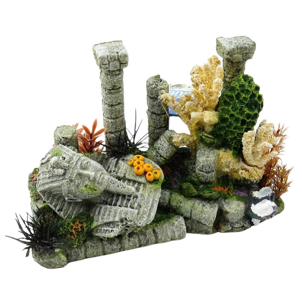 Ruines Pharaon Décoration aquarium 24 x 11 x 16 cm. - Imagen 6