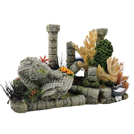 Ruines Pharaon Décoration aquarium 24 x 11 x 16 cm. - Image 1