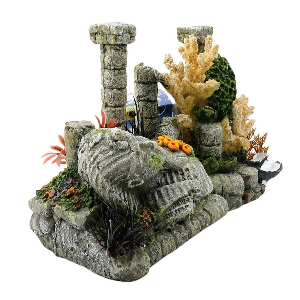 Ruines Pharaon Décoration aquarium 24 x 11 x 16 cm. - Imagen 2