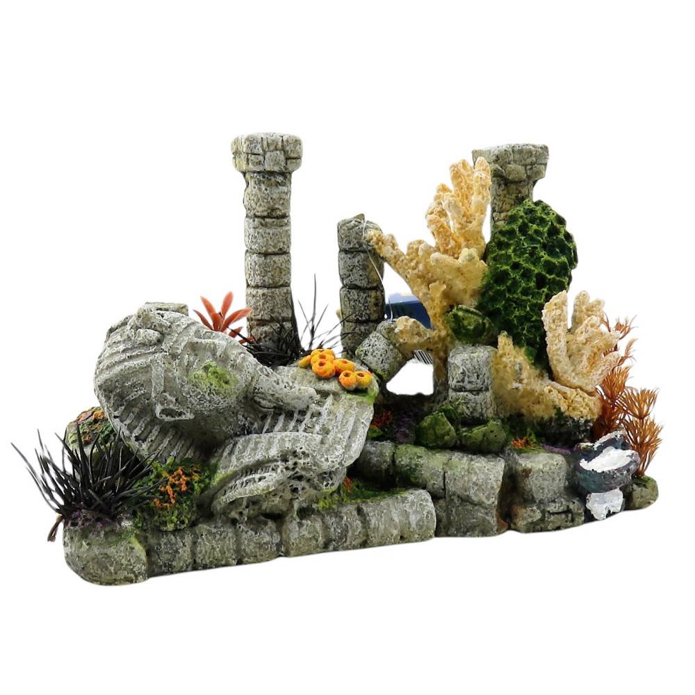 Ruines Pharaon Décoration aquarium 24 x 11 x 16 cm. - Imagen 3