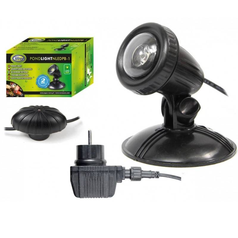 Spot Led 1W Immergeable  Avec Lentilles Couleurs Pour Bassin De Jardins  Et Piscine