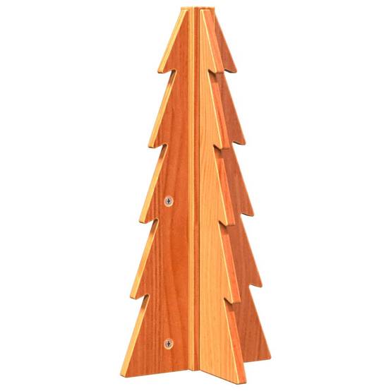 Petit Sapin de Noël en Bois Rustique à Poser Décoration Intérieur 49 cm – ComfortXL Outdoor Living - Image 2