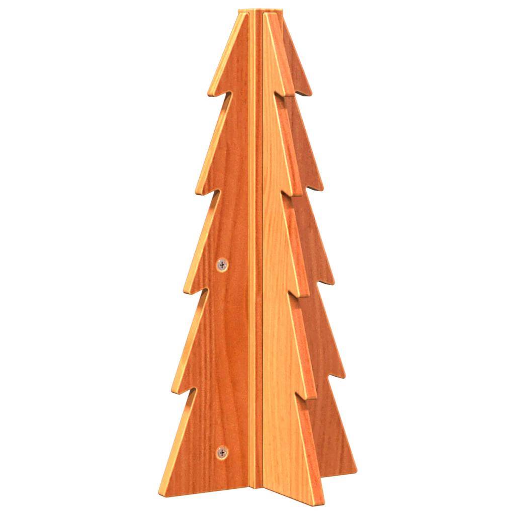 Petit Sapin de Noël en Bois Rustique à Poser Décoration Intérieur 49 cm – ComfortXL Outdoor Living - Image 2