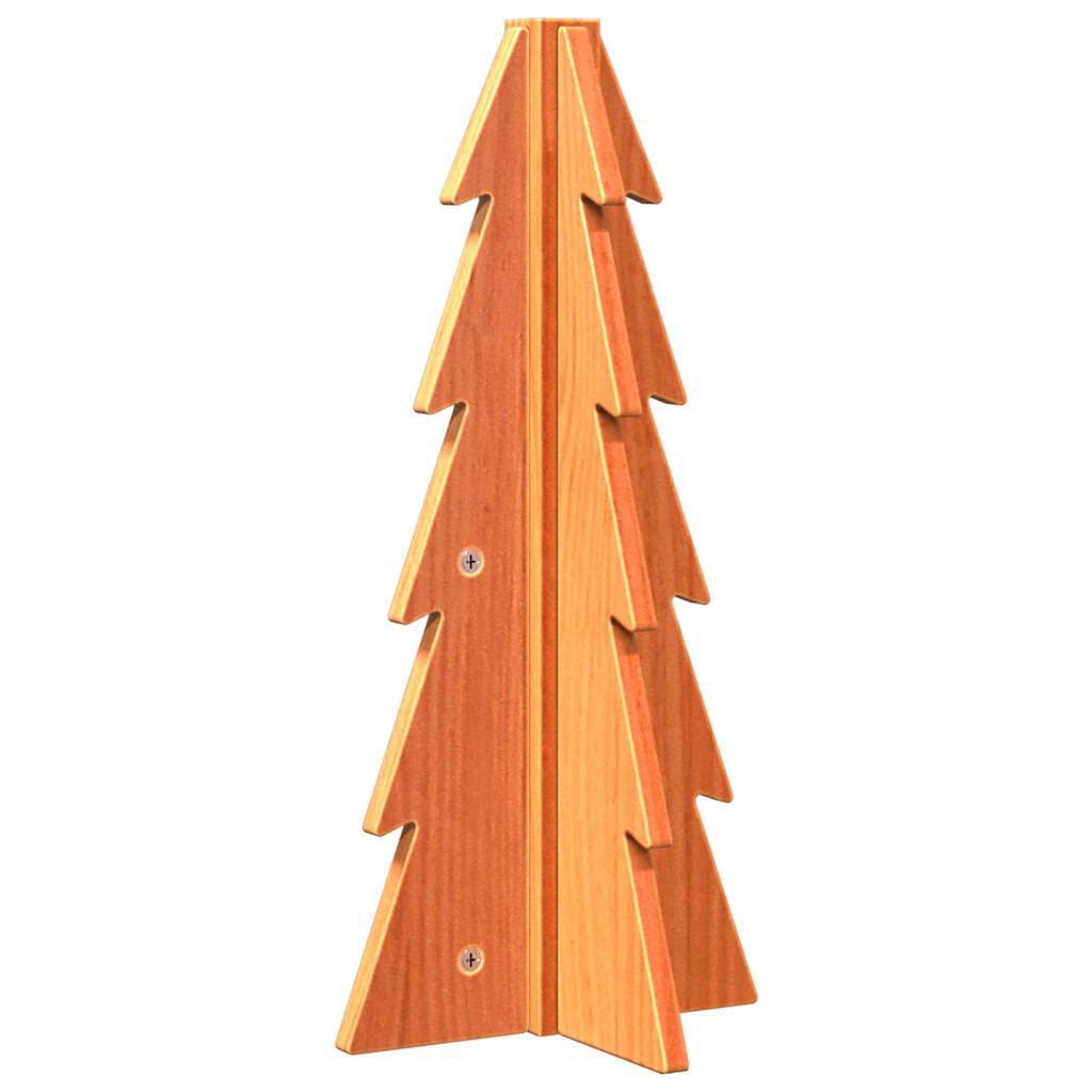 Petit Sapin de Noël en Bois Rustique à Poser Décoration Intérieur 49 cm – ComfortXL Outdoor Living - Image 5