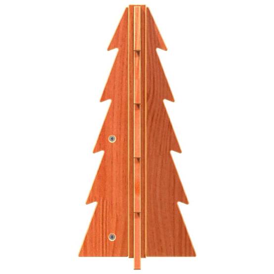 Petit Sapin de Noël en Bois Rustique à Poser Décoration Intérieur 49 cm – ComfortXL Outdoor Living - Image 4