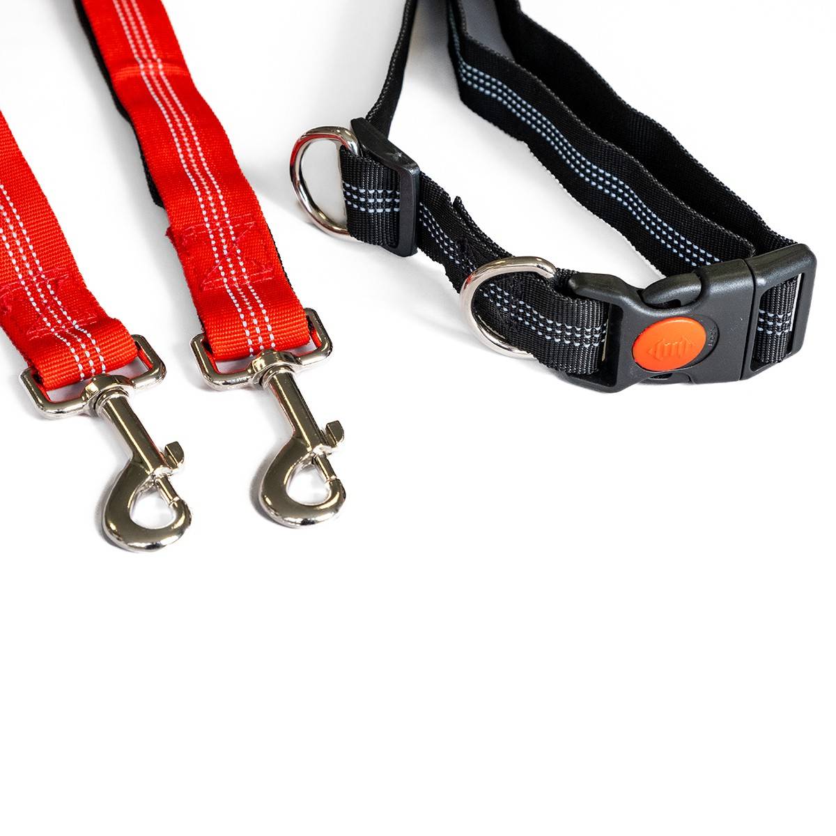 Harnais et Laisse pour chien 190 cm Ceinture réglable 55 à 90 cm Longe Elastique Balade Jogging KZ GARDEN - Imagen 4