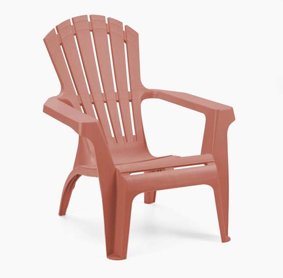 Fauteuil de jardin adirondack Terracotta - Image 1