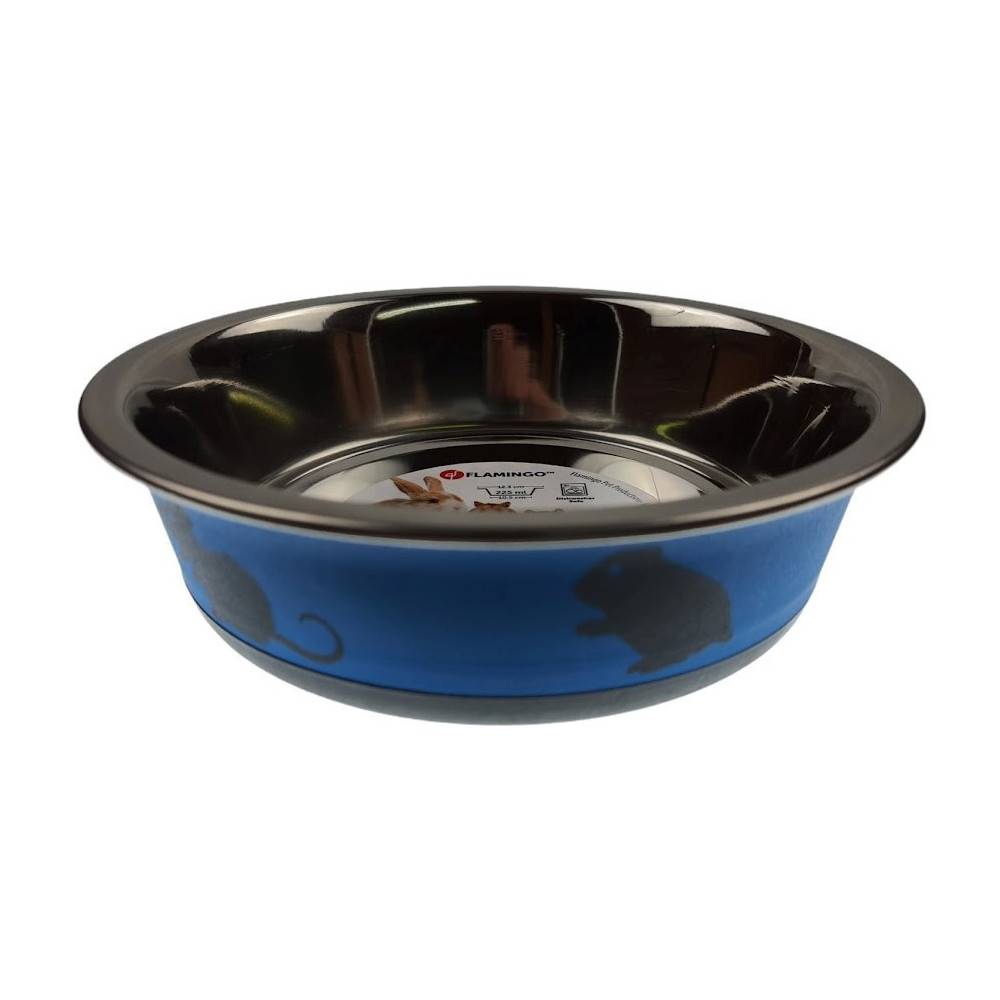 Gamelle Nelly taille ø12.3 cm, 225 ml, couleur bleu pour rongeur. - Imagen 6