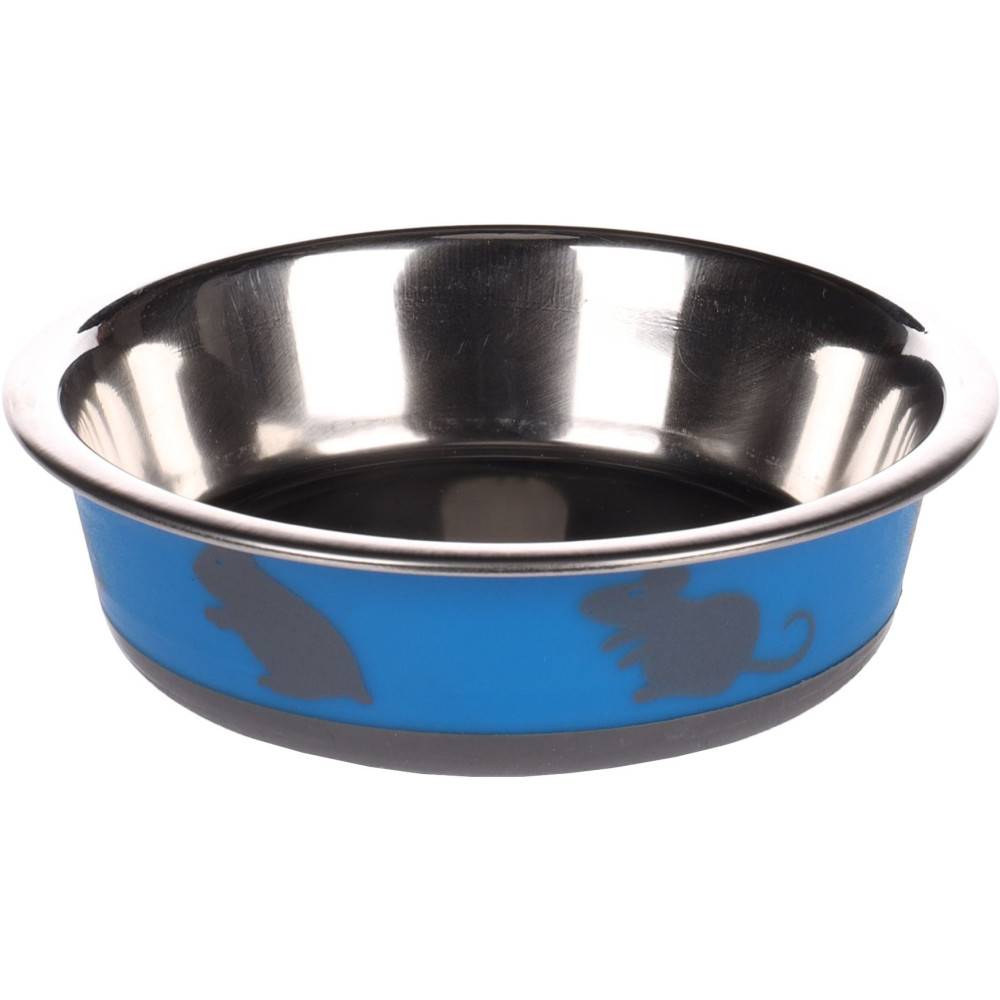 Gamelle Nelly taille ø12.3 cm, 225 ml, couleur bleu pour rongeur. - Imagen 1