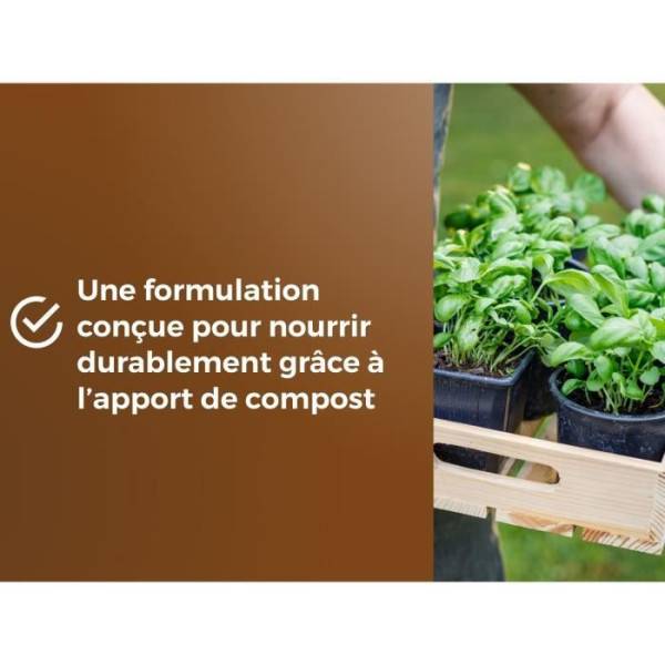 Or Brun - Terreau Plantes Aromatiques Et Carré Potager Uab 6 L / Nc - Or Brun - Image 6