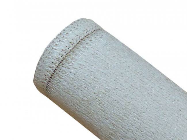 Maille Store - Brise-vue 100% - Beige - 230gr/m² - Boutonnières 1.5m x 5m Beige - Imagen 1