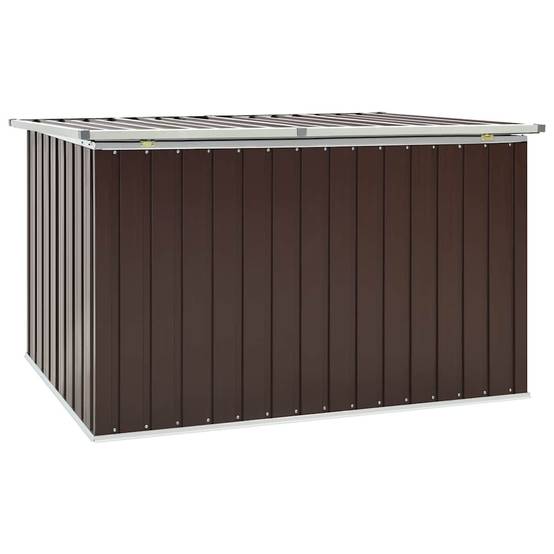 Malle de Jardin Géante Acier Galvanisé Très Grande Capacité pour Extérieur Marron 171x99x93 cm – ComfortXL Outdoor Living - Image 8
