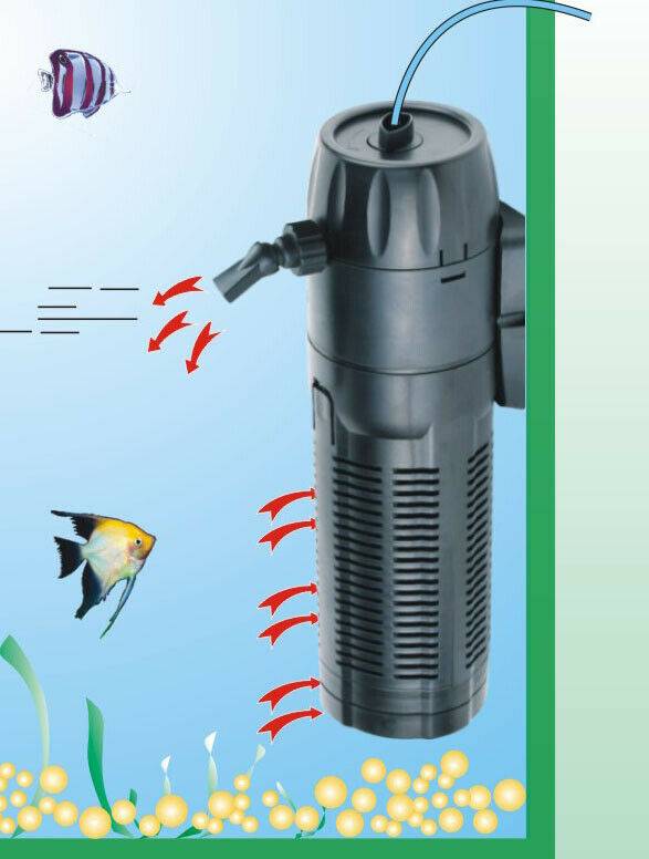 Helloshop26 - Pompe de fontaine pour bassins 2000 litres par heure 45 watts UVC 9 watts clarificateur - Imagen 2