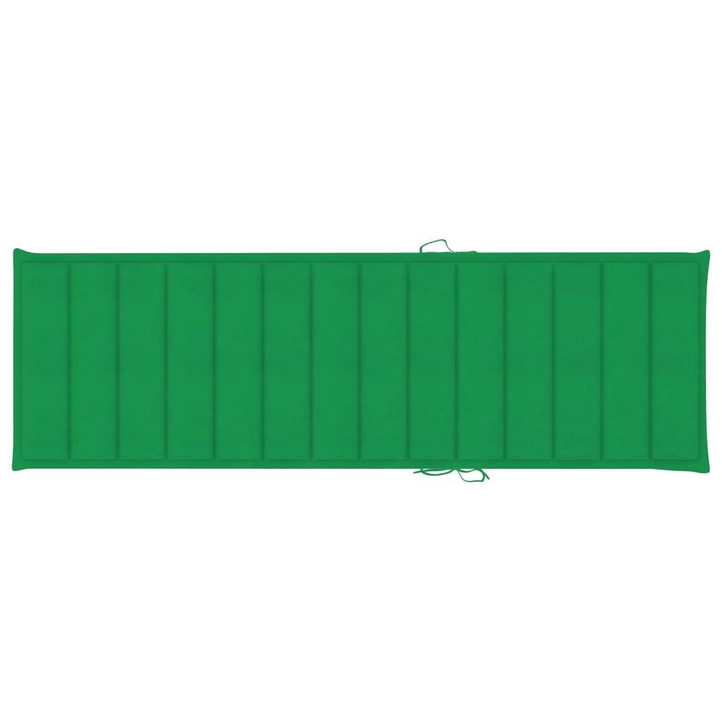 Helloshop26 - Transat chaise longue bain de soleil lit de jardin terrasse meuble d'extérieur avec coussin bois d'acacia et acier galvanisé - Imagen 7