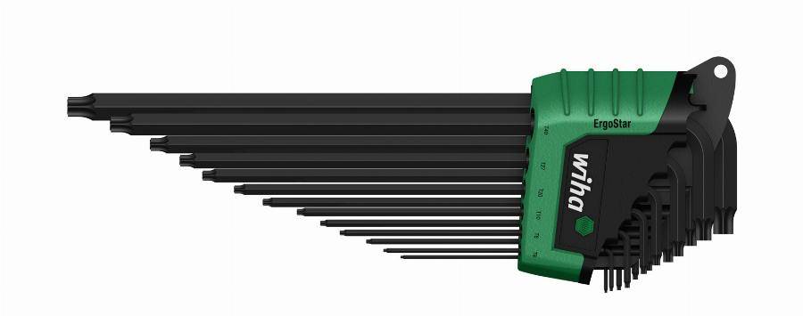 Jeu 13 clés mâles Torx Magicspring en ergostar WIHA - 43848
