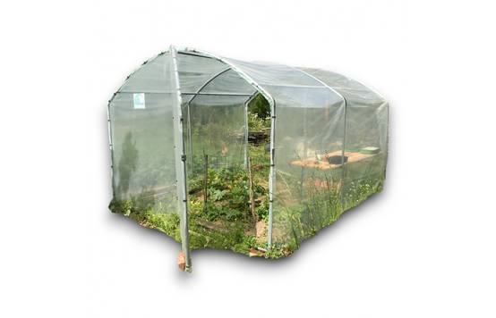 Serre tunnel de jardin - 9m² - 3 x 3 m - pieds droits - haute résistance à petit prix - LES SERRES TONNEAU - Image 2