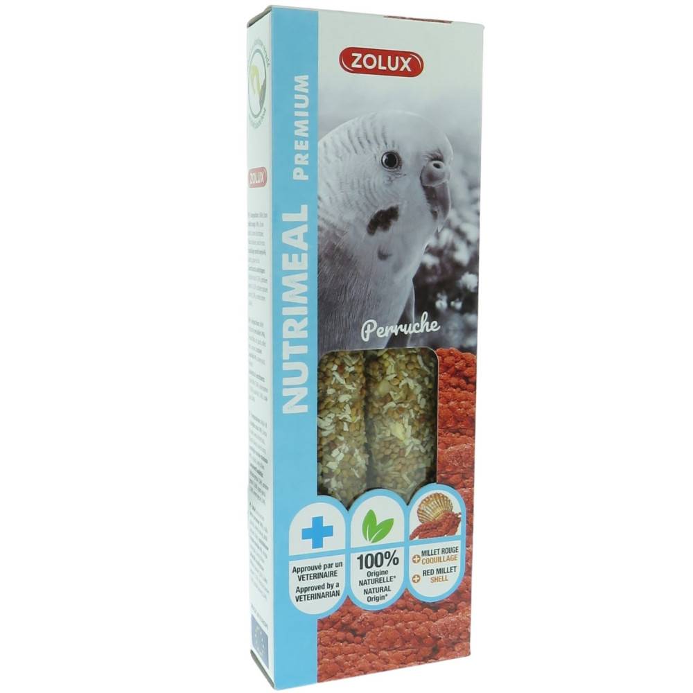 Zolux - zolux - Friandises 2 sticks premium millet rouge pour perruche , pour oiseaux - Imagen 1