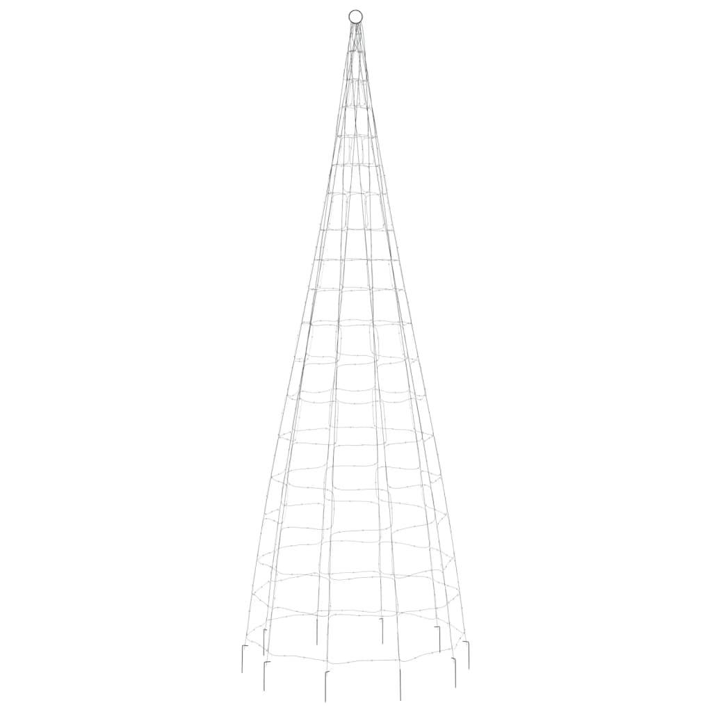 Sapin de Noël pour Mât 550 LED Décoration Jardin Extérieur 300cm Coloré – ComfortXL Outdoor Living - Image 5