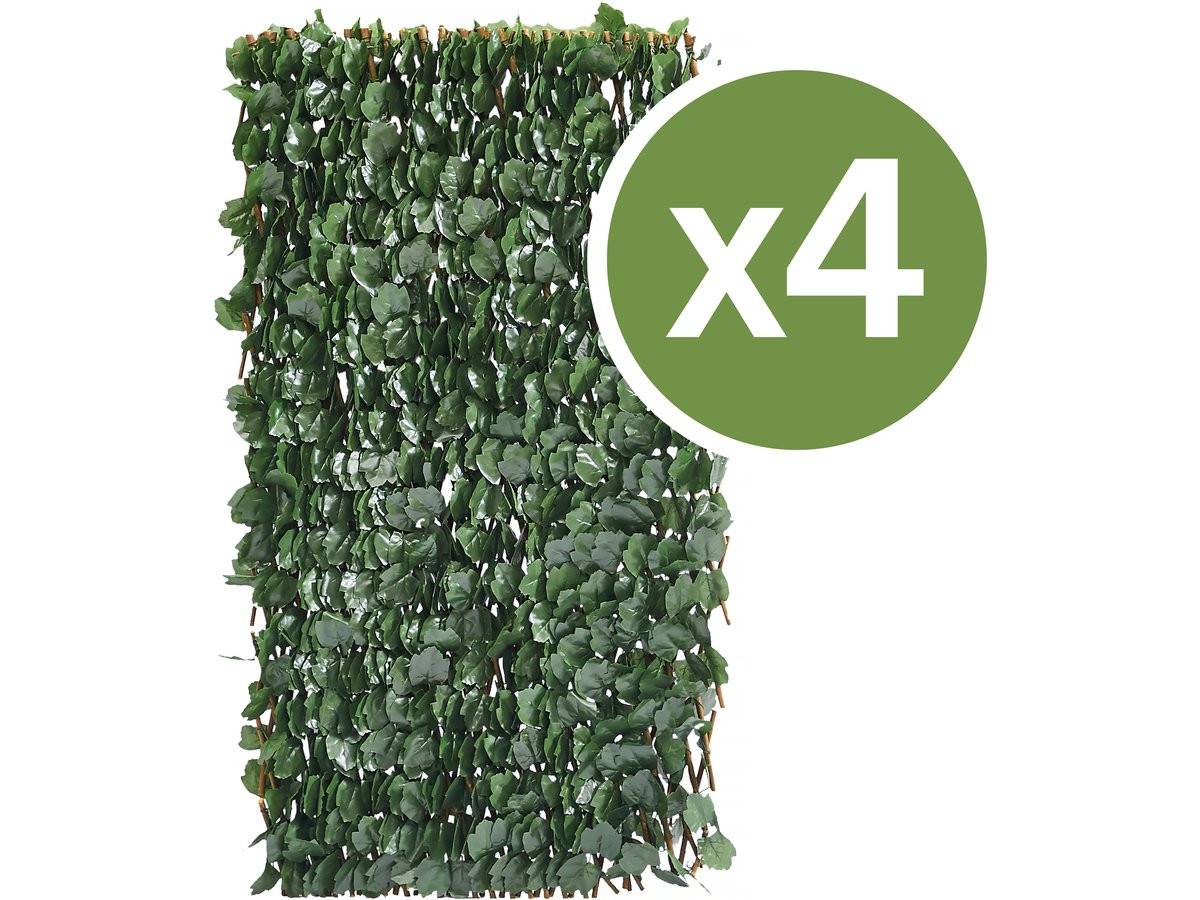 Habitat Et Jardin - Lot De 4  Clôtures En Treillis De Saule -habitat Et Jardin - Imagen 1