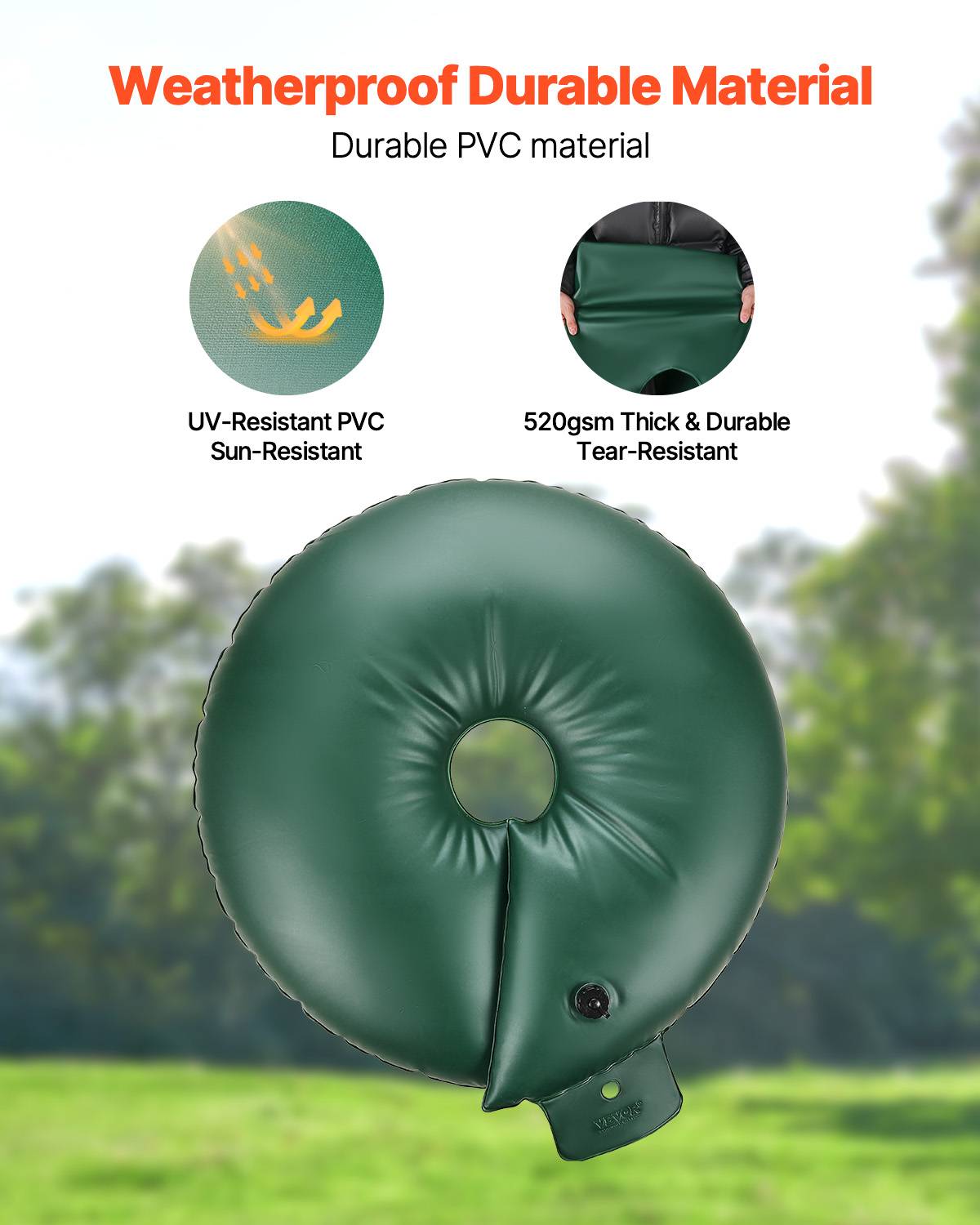 Vevor - VEVOR Anneau arrosage arbres 4pcs, 75.7L, irrigation racines. - Image 3