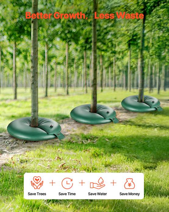 Vevor - VEVOR Anneau arrosage arbres 4pcs, 75.7L, irrigation racines. - Image 6
