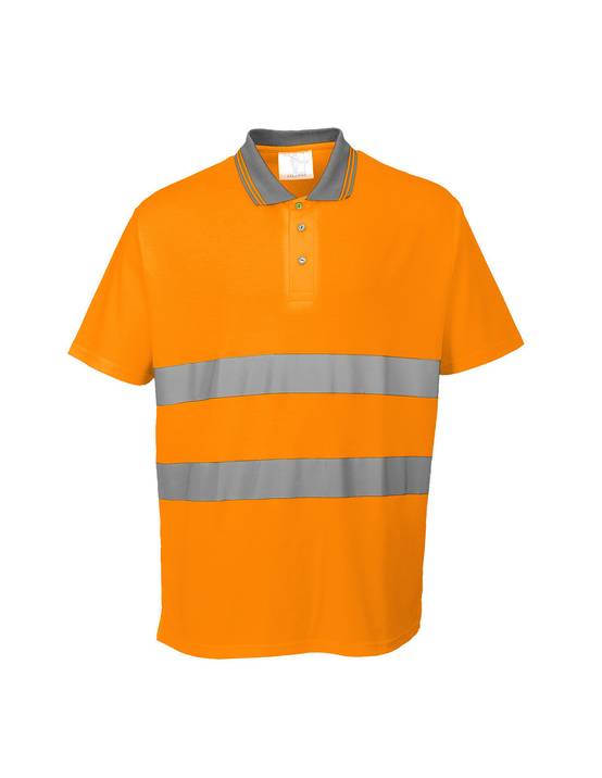 Polo Confort Coton Couleur : Orange Taille Xl - Portwest