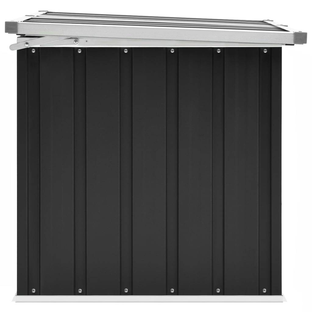Helloshop26 - Coffre boîte meuble de jardin rangement anthracite 109 x 67 x 65 cm - Imagen 5