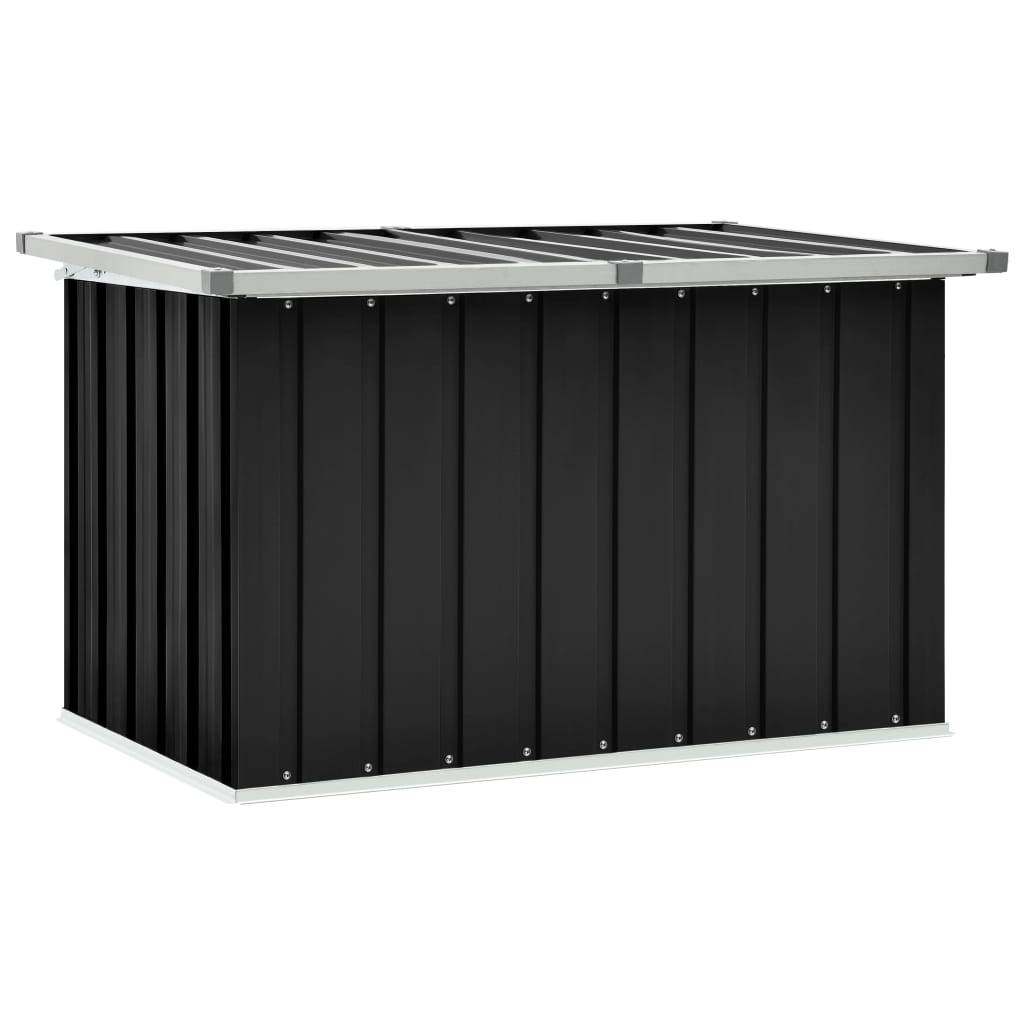Helloshop26 - Coffre boîte meuble de jardin rangement anthracite 109 x 67 x 65 cm - Imagen 2