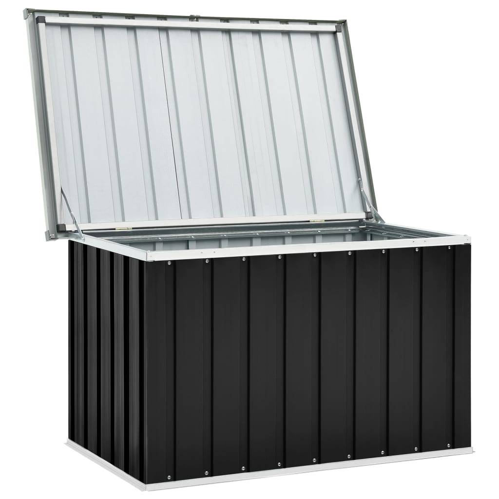 Helloshop26 - Coffre boîte meuble de jardin rangement anthracite 109 x 67 x 65 cm - Imagen 1